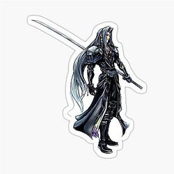 Coolest Villain Sephiroth Sticker