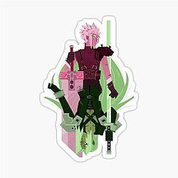 Sephiroth Cloud Strife card Sticker