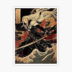 Traditional Sephiroth sticker