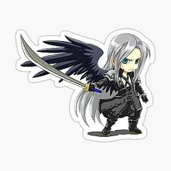 Chibi Fallen Sephiroth Sticker