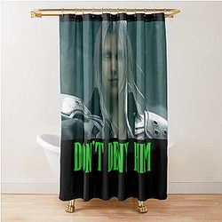 Final Fantasy 7 Remake Sephiroth: Don't Deny Him Shower Curtain