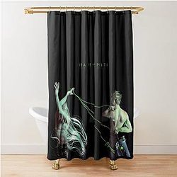 HD Sephiroth and Cloud Shower Curtain