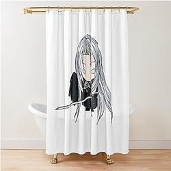 Chibi Final Fantasy Sephiroth Shower Curtain