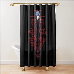 Rei Ayanami Sephiroth Tree Background Shower Curtain