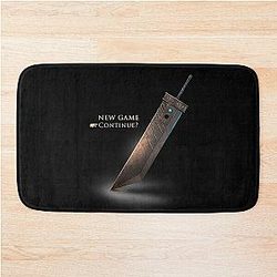 Cloud Strife Sword Final Fantasy VII Sephiroth Retro Gamer Bath Mat