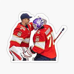 Spencer Knight and Sergei Bobrovsky Sticker
