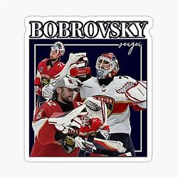 Sergei Bobrovsky Retro Sticker