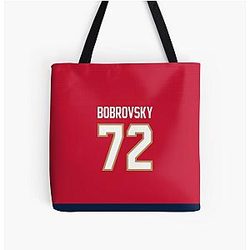 Florida Panthers Sergei Bobrovsky Home Jersey Phone Case All Over Print Tote Bag