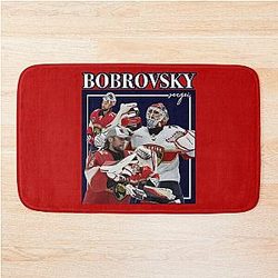 Sergei Bobrovsky Retro Bath Mat
