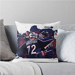The Hug Sergei Bobrovsky Nick Foligno Throw Pillow