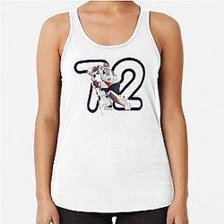 72 Sergei Bobrovsky Racerback Tank Top