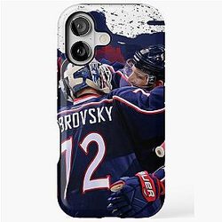 The Hug Sergei Bobrovsky and Nick Foligno iPhone Tough Case