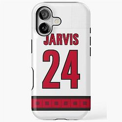 Carolina Hurricanes Seth Jarvis Back Phone Case iPhone Tough Case