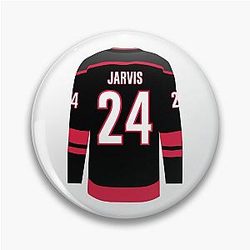 Seth Jarvis Hurricanes jersey pin