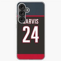 Carolina Hurricanes Seth Jarvis Home Jersey Samsung Galaxy Soft Case