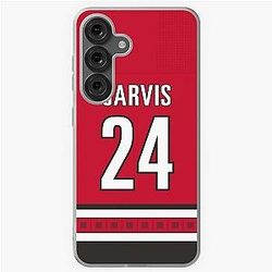 Carolina Hurricanes Seth Jarvis Alternate Jersey Phone Case Samsung Galaxy Soft Case
