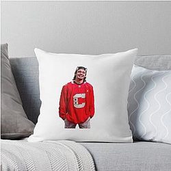 Seth Jarvis cat ear throw pillow