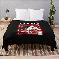 Seth Jarvis Retro Design Throw Blanket