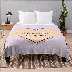 Hot Girls Love Stray Kids Seungmin Throw Blanket
