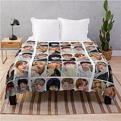 Stray Kids Stay Blue Noeasy Maniac The Victory Tour Felix Han Throw Blanket