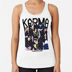 Stray Kids KARMA Ceremony group photo teaser image Bang Chan Lee Know Changbin Hyunjin Han Felix Seungmin in SKZ Kpop Stay Don't Leave the Future to Us World Tour 5 Star SKZOO Poster Racerback Tank Top