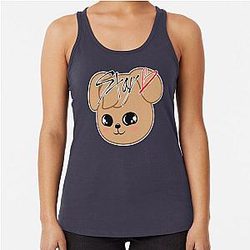 STAY Seungmin skzoo stray kids Racerback Tank Top