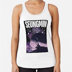 Seungmin on Racerback Tank Top