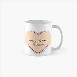 Hot Girls Love Seungmin Stray Kids Fanart Classic Mug