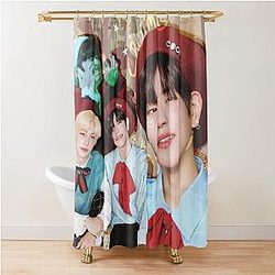 Seungmin Christmas Shower Curtain