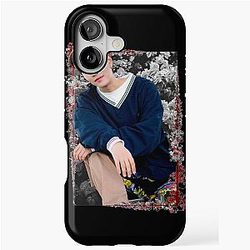 Kim Seungmin Stray Kids Seungmin Kpop Korean Floral Design iPhone Case