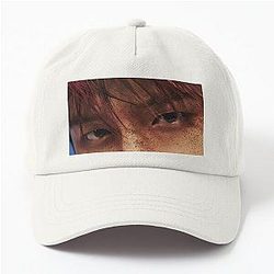 Seungmin eyes SKZ Dad Hat