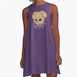 Puppy Seungmin Skzoo Stray Kids A-Line Dress