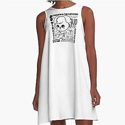 Print Seungmin Meme Stray Kids A Line Dress