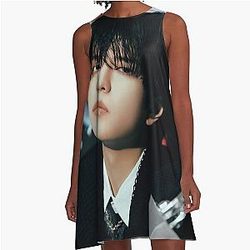 Stray Kids Seungmin Ate Aline Dress
