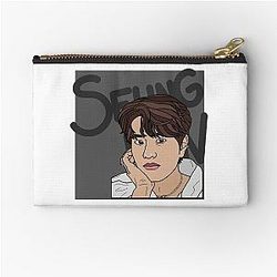 Seungmin Kim Stray Kids member Zipper Pouch