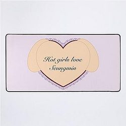 Hot Girls Love Seungmin Stray Kids Fanart Desk Mat