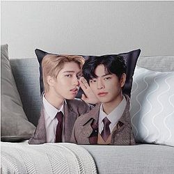 Han and Seungmin Stray Kids Throw Pillow