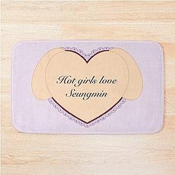 Hot Girls Love Seungmin Stray Kids Fanart Bath Mat