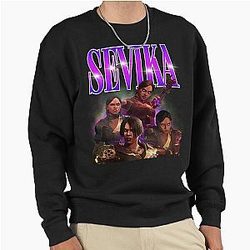 Sevika arcane 90s tshirt Pullover Sweatshirt