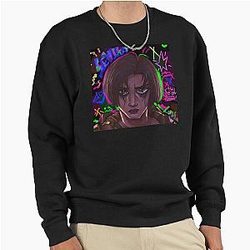 Graffitied Sevi Pullover Sweatshirt