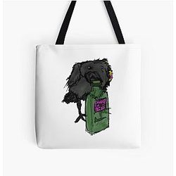 Sevika Crow All Over Print Tote Bag