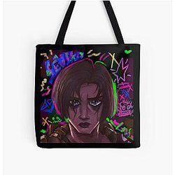 Graffitied Sevi Tote Bag