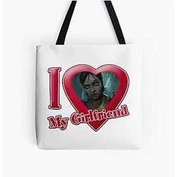 I love my girlfriend Sevika Arcane All Overprint Tote Bag