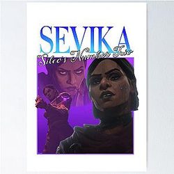 90s Sevika Poster