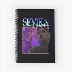 90s Sevika Classic Spiral Notebook