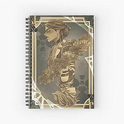 Game of Playing cards: Jack of Clubs (Sevika and Isha) Spiral Notebook