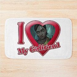 I Love My Girlfriend Sevika Aracane Bath Mat