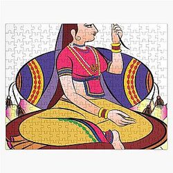 Lord's Gopika Sevika or lady servants in Indian mythology Jigsaw Puzzle