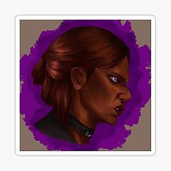 Sevika Side Profile Sticker