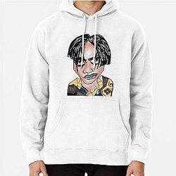 Sevika Armless Hoodie 

Sevika: it's there only once 
 Armless: second Arm OR second word contains Arm or word  Arm 
 Hoodie: second one